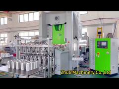 Machine automatique de conteneurs en papier d'aluminium à 5 cavités