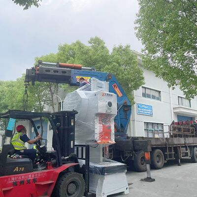Mitsubishi PLC Schneider Low Voltage Aluminium Food Container Machine 50-68times/m Production