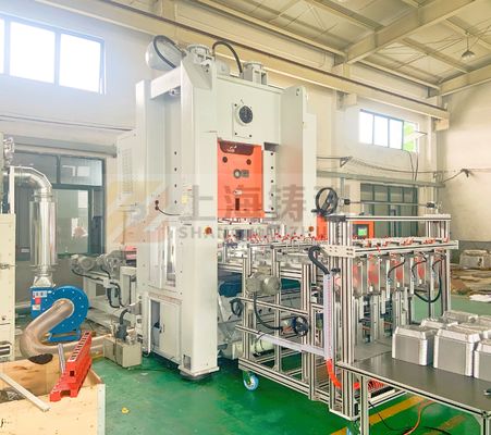 SMC Food Container Punching Machine 24KW Aluminium Food Container Machine