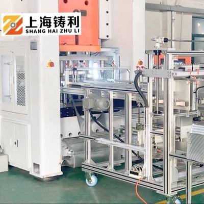 SMC Food Container Punching Machine 24KW Aluminium Food Container Machine