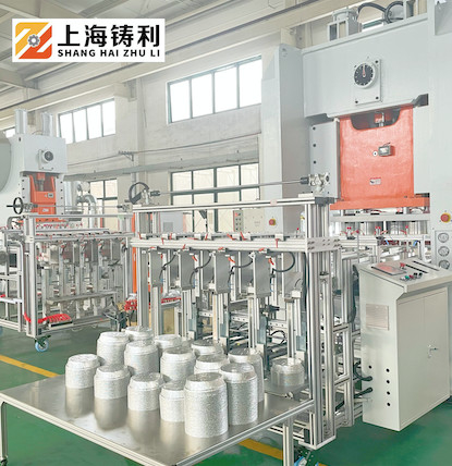 Aluminium Silver Foil Container Machine For Mid East Market