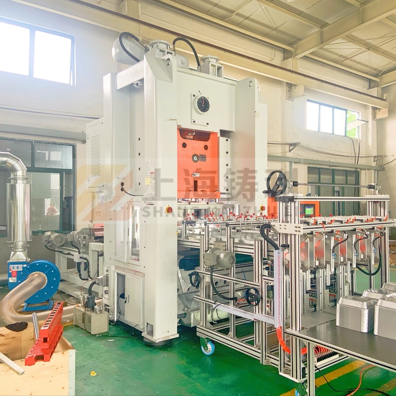 Automatic SMC Aluminum Foil Box Making Machine Servo Motor Aluminum Foil Cup Making Machine